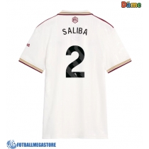 Fotballdrakt Dame Arsenal William Saliba #2 Tredjedrakt 2025-26 Kortermet